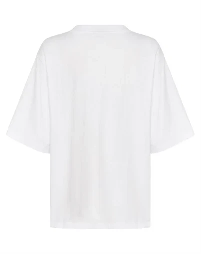 Gestuz - GZSimma Emb T-shirt - Bright White